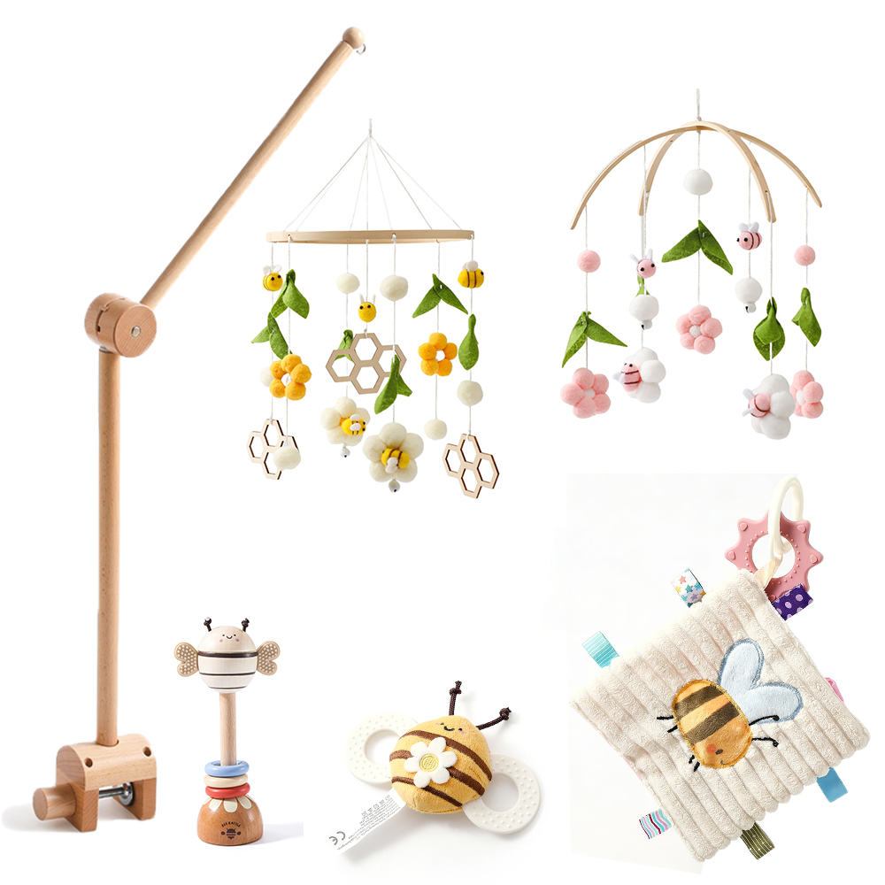 Baby Nursery Equipment - Baby Crib Mobile Rattle Toy For