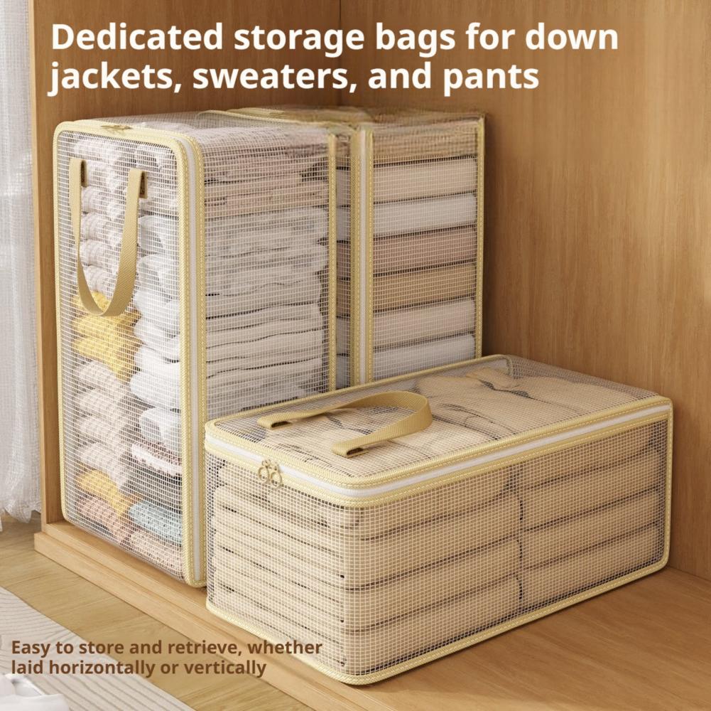 Closet Organizer Baby - Transparent PVC Clothes Storage Bag Large