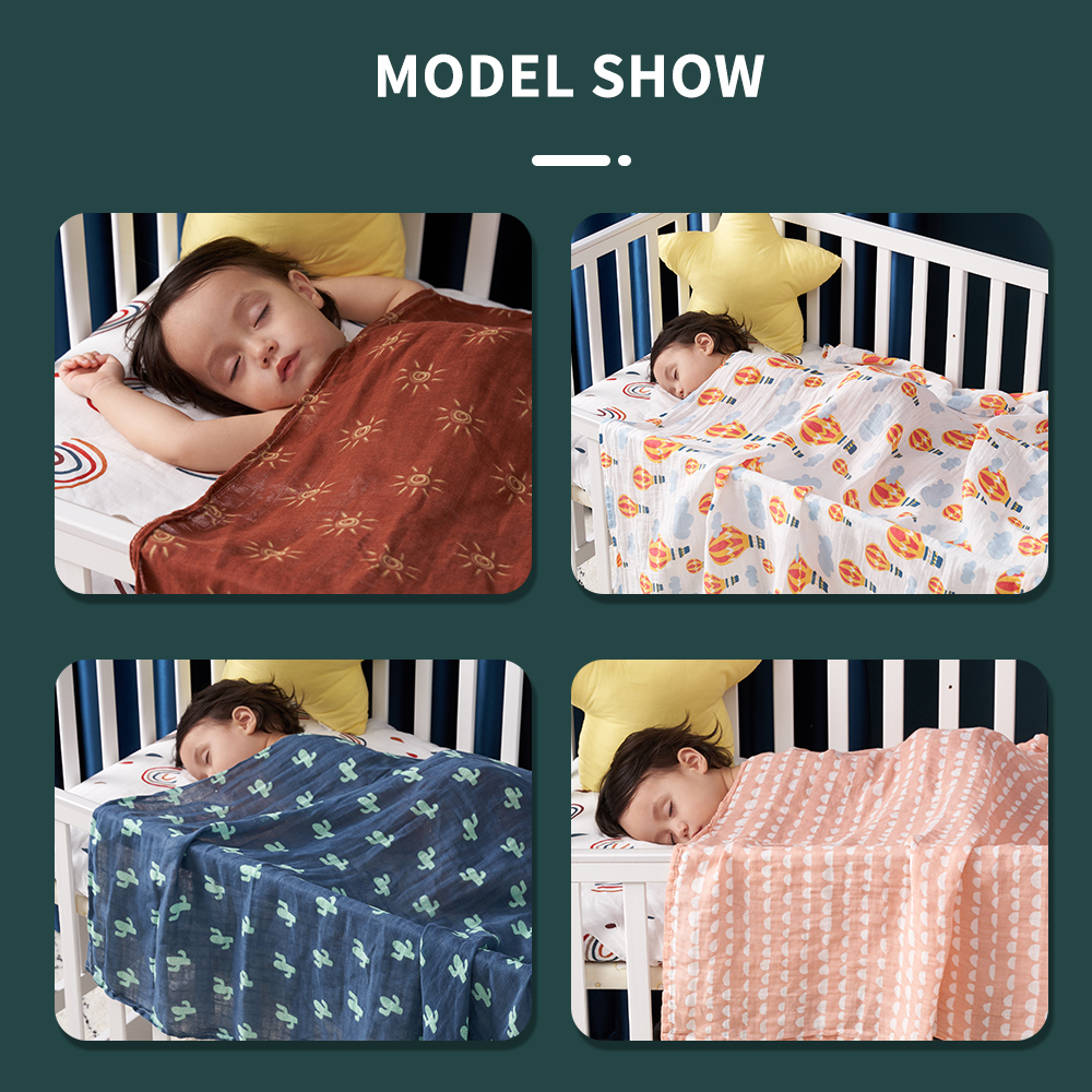 HappyFlute 120*110cmBaby Musli - Swaddle Blanket Muslin 评论和价格