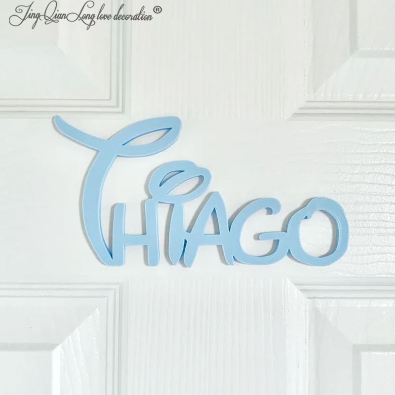 Custom wall door name sign pla - Baby Girl Nursery Quotes 评论和价格