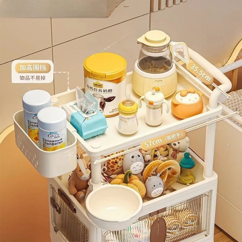 Multi-layer Baby Supplies Stor - Baby Nursery Cart 评论和价格