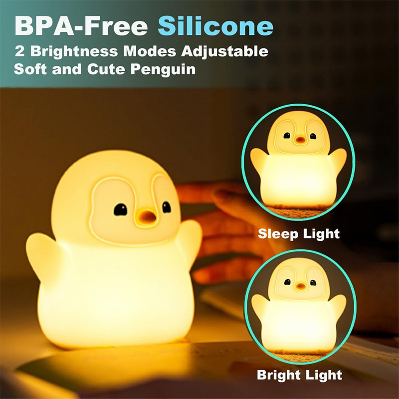 NEW Penguin Night Light Silico - Baby Nursery Table 评论和价格