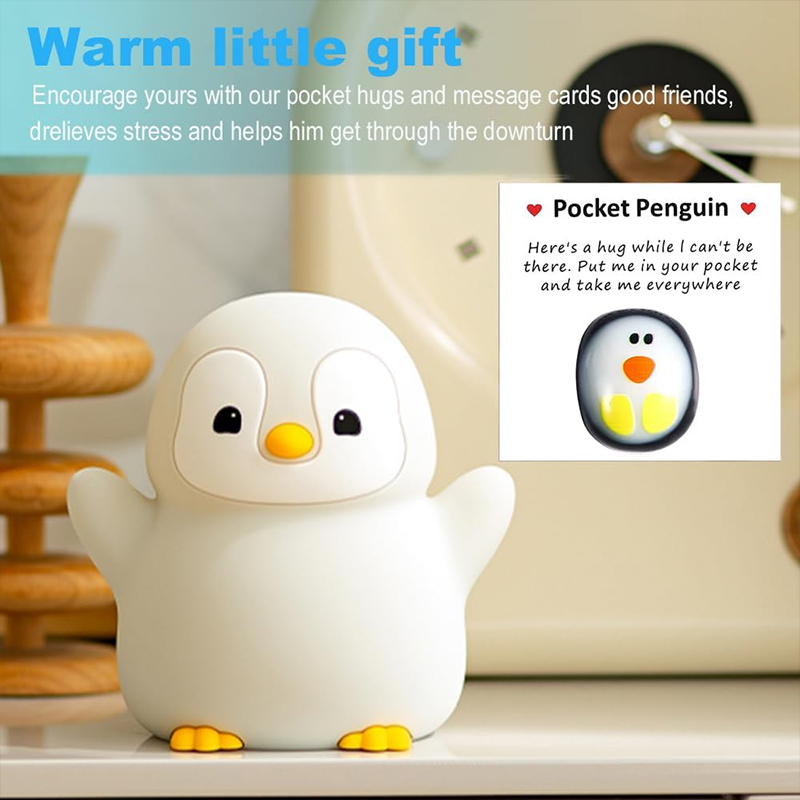 NEW Penguin Night Light Silico - Baby Nursery Table 评论和价格