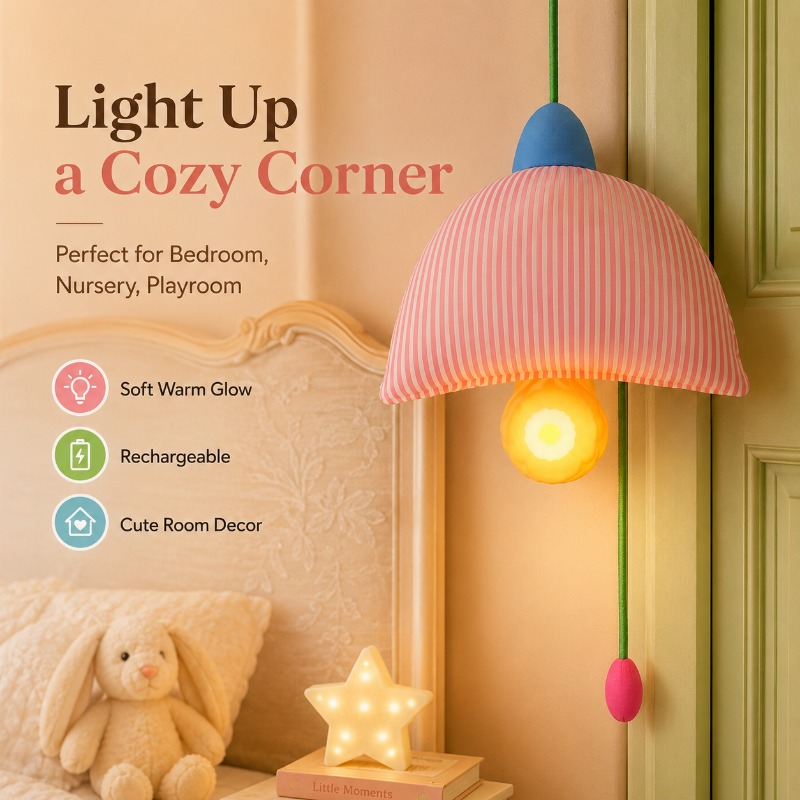 Rechargeable Hanging Night Lig - Baby Nursery Lampshade 评论和价格