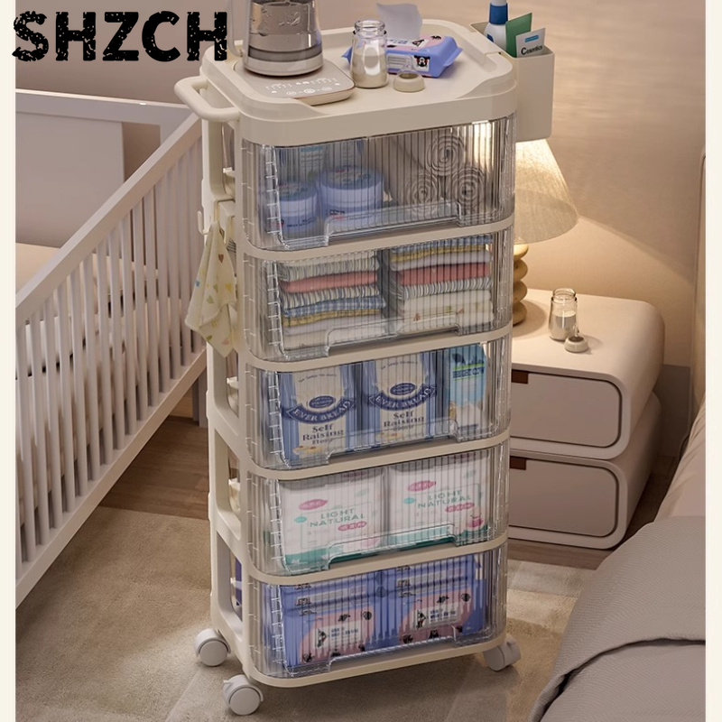 Multi-layer Rolling Baby Cart  - Baby Nursery Cart 评论和价格