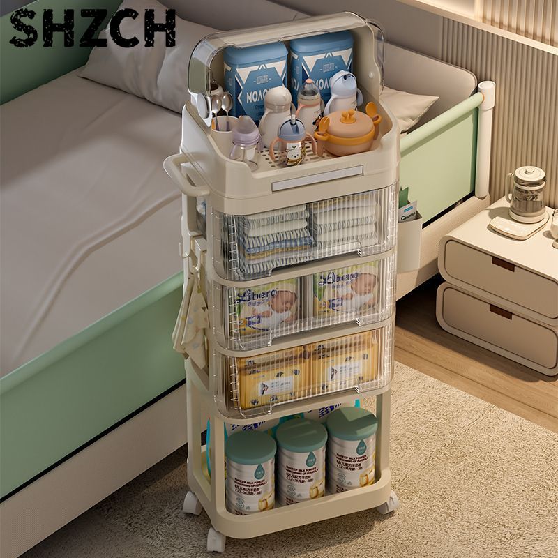 Multi-layer Rolling Baby Cart  - Baby Nursery Cart 评论和价格