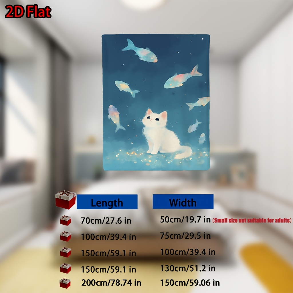 Cute Whimsical Cat Underwater  - Baby Nursery Ocean Theme 评论和价格