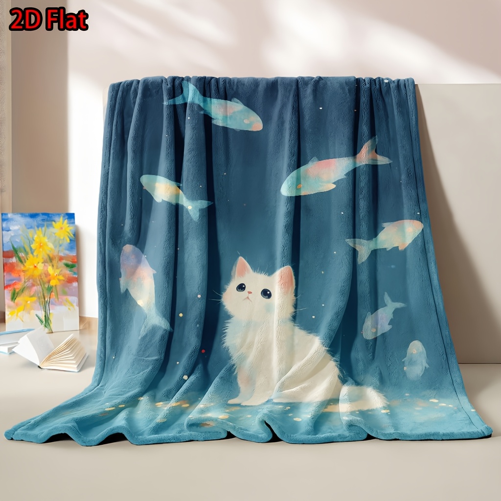 Cute Whimsical Cat Underwater  - Baby Nursery Ocean Theme 评论和价格