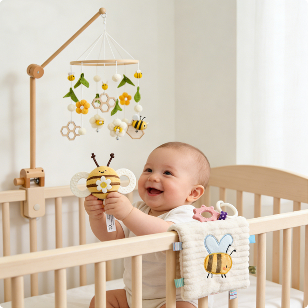 Baby Crib Mobile Rattle Toy Fo - Baby Nursery Equipment 评论和价格