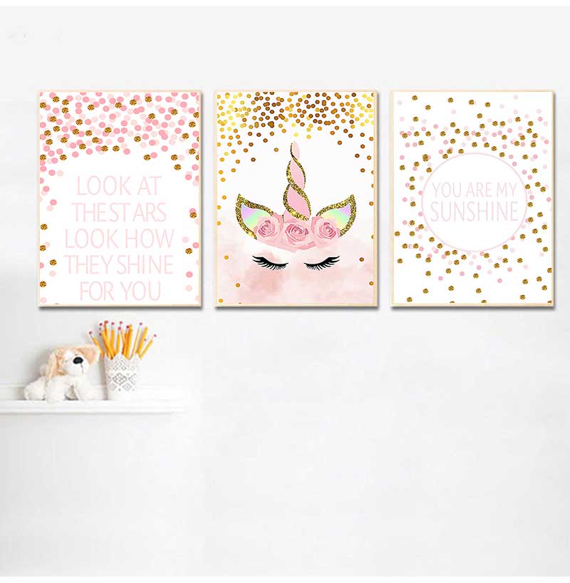 Decorative Picture Baby Girl B - Baby Girl Nursery Quotes 评论和价格