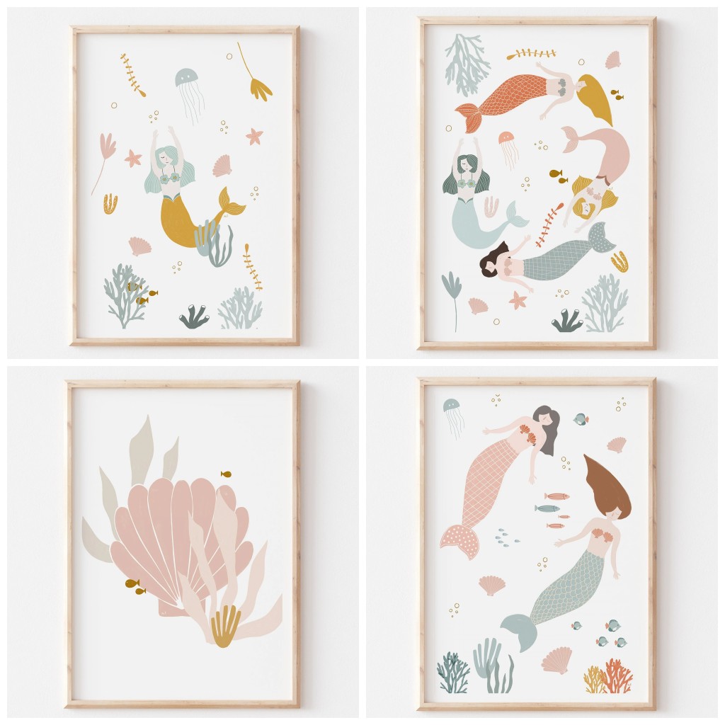 Boho Nursery Ocean Themed Pink - Baby Nursery Ocean Theme 评论和价格