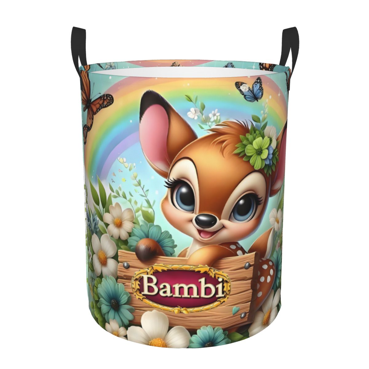 Cartoon Film Bambi Laundry Ham - Laundry Hamper Nursery 评论和价格