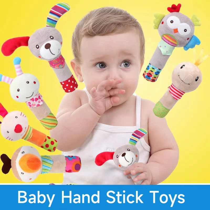 Baby Rattle Toys Animal Hand B - Crib Mobile Musical 评论和价格