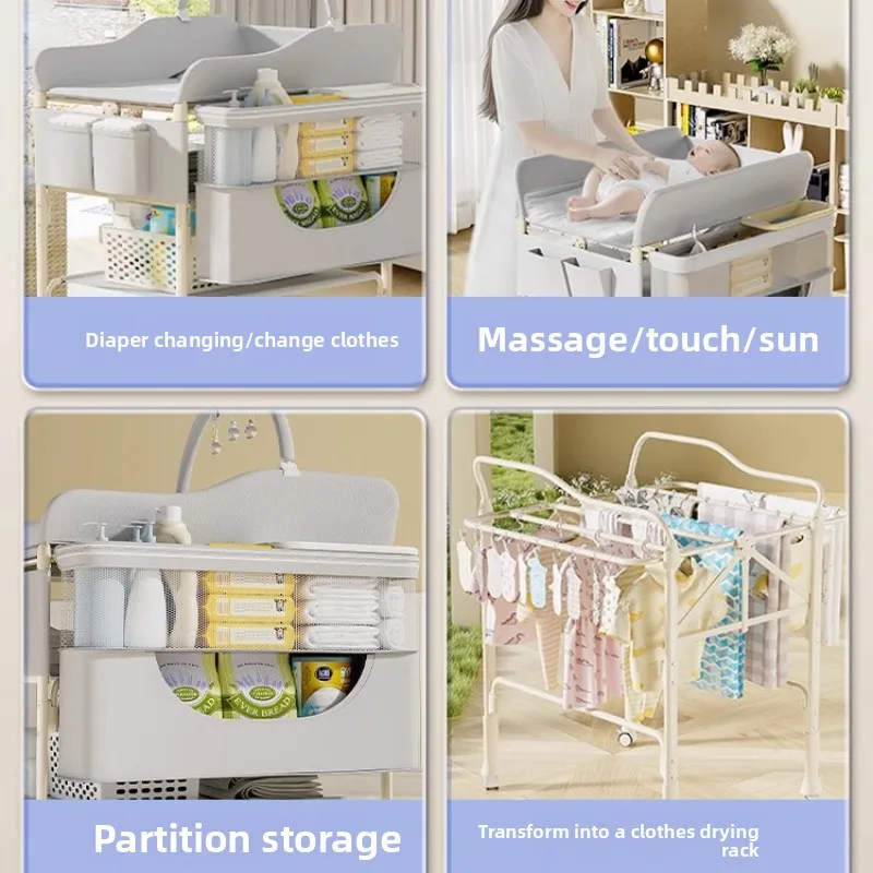 2 in 1 Baby Changing Table Cri - Baby Nursery Table 评论和价格