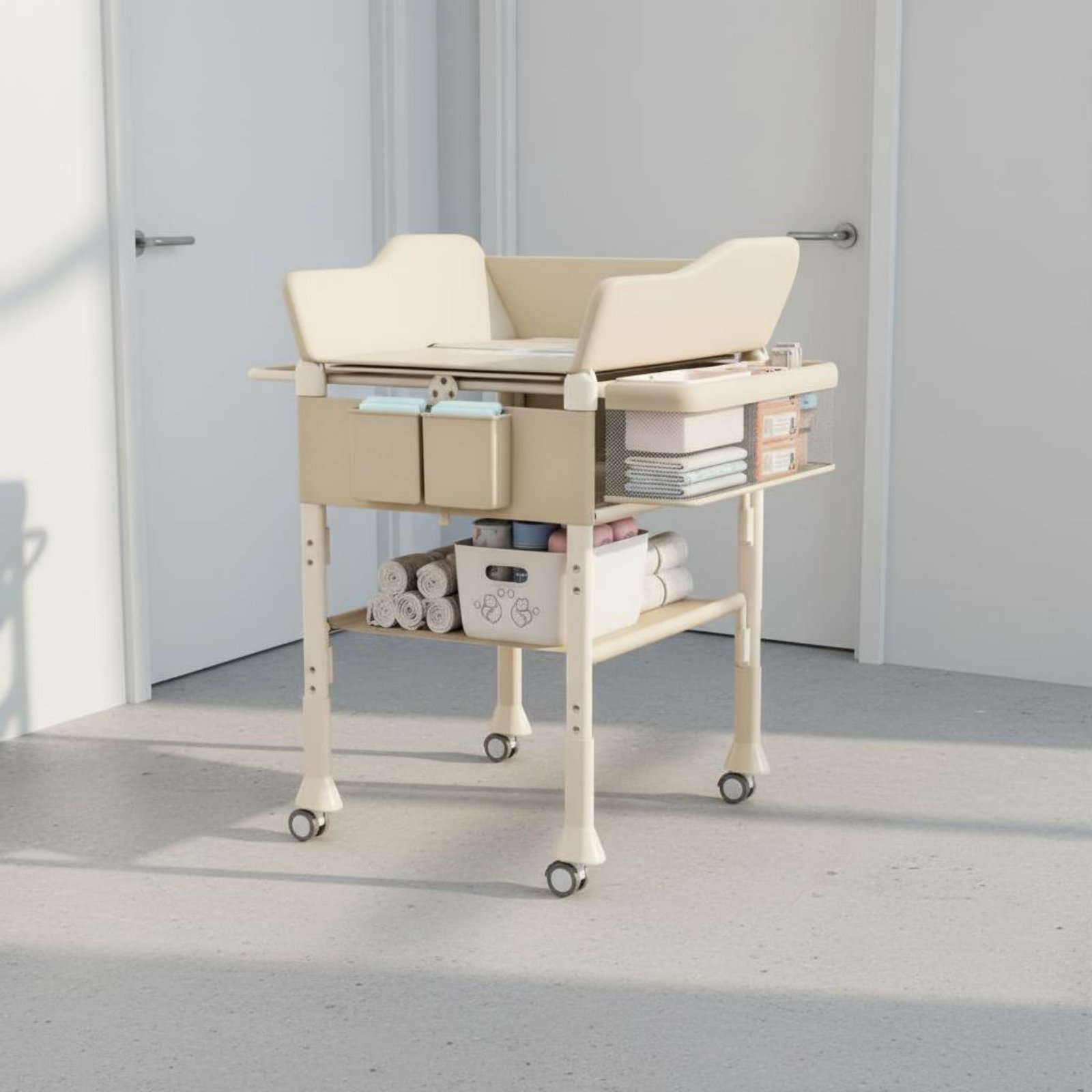 Baby Bath Changing Table Combo - Baby Nursery Table 评论和价格