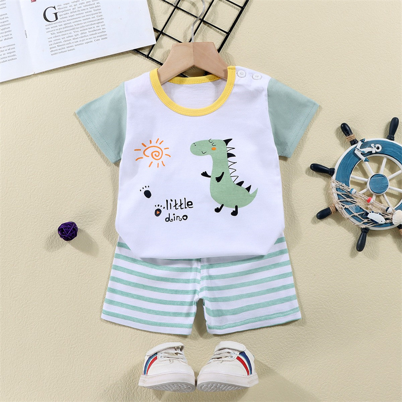 Cotton Tees+Shorts 2-piece Tra - Baby Nursery Ideas Boy 评论和价格