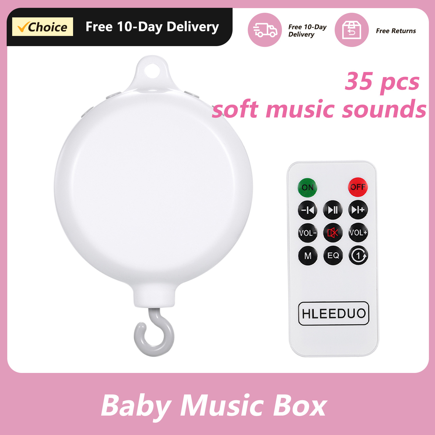 Rotary Baby Crib Bed Toy Music - Crib Mobile Musical 评论和价格