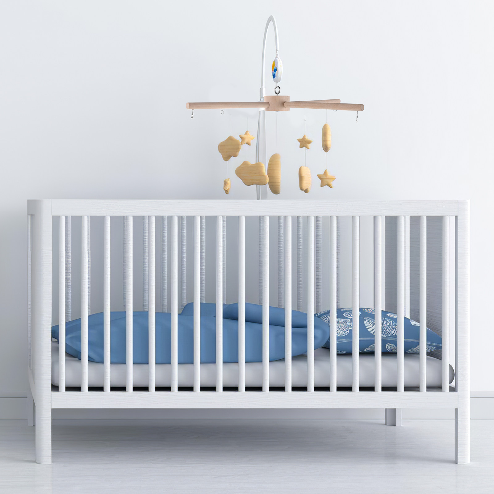 Baby Mobile Kit Frame Wooden W - Baby Nursery Equipment 评论和价格
