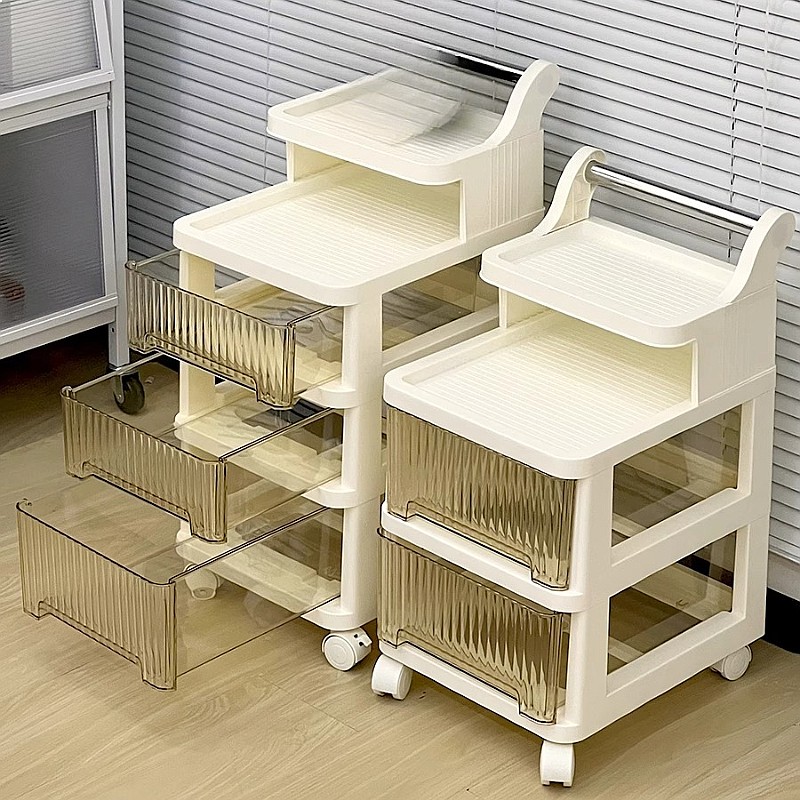 3-Tier Rolling Storage Cart Nu - Baby Nursery Cart 评论和价格