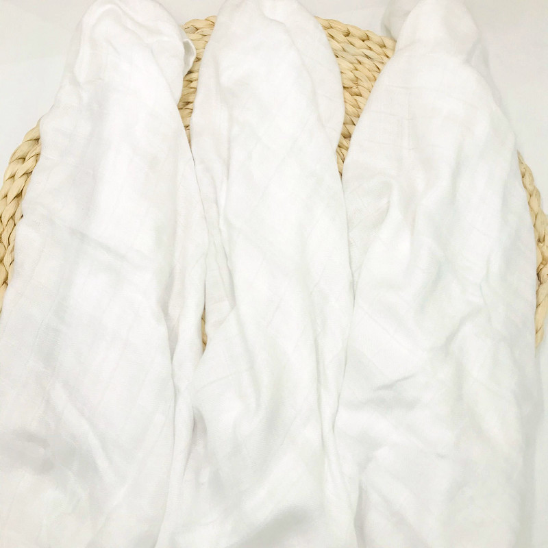 Print Bamboo Cotton Fabric 3pc - Swaddle Blanket Muslin 评论和价格