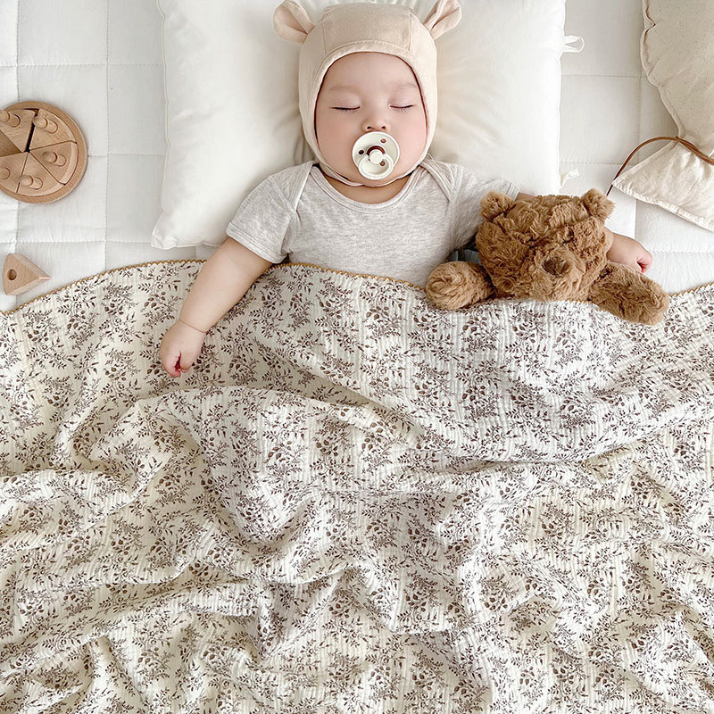 Summer Baby Blanket 2 Layer Th - Swaddle Blanket Muslin 评论和价格