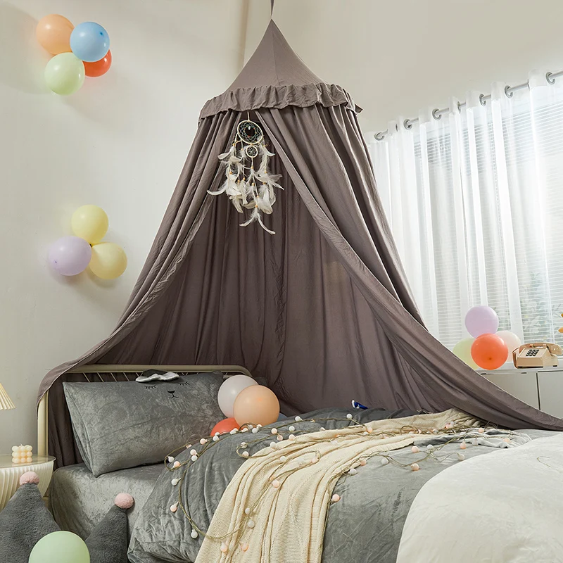 Pink Grey White Kids Tent Baby - Baby Nursery Equipment 评论和价格