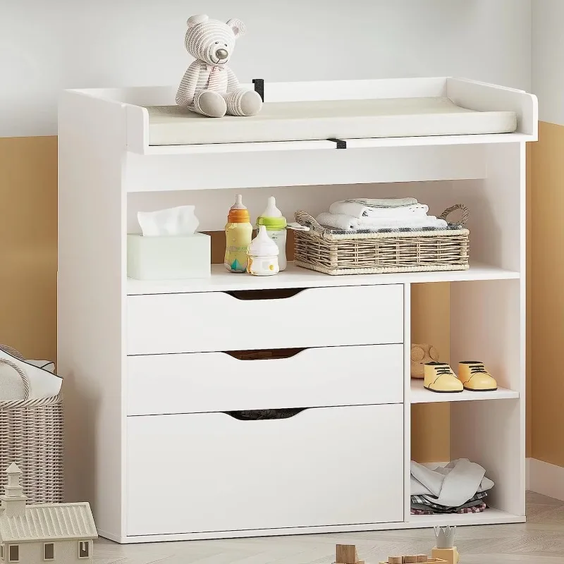 Contemporary minimalist MDF wh - Baby Nursery Table 评论和价格