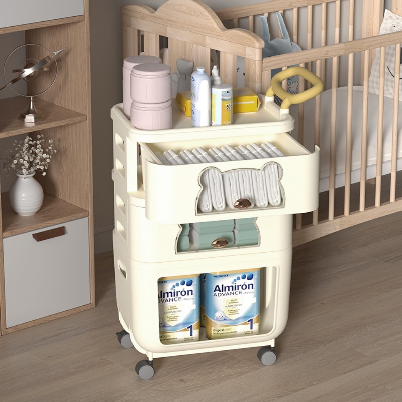 Multi-Purpose Living Room Stor - Baby Nursery Cart 评论和价格