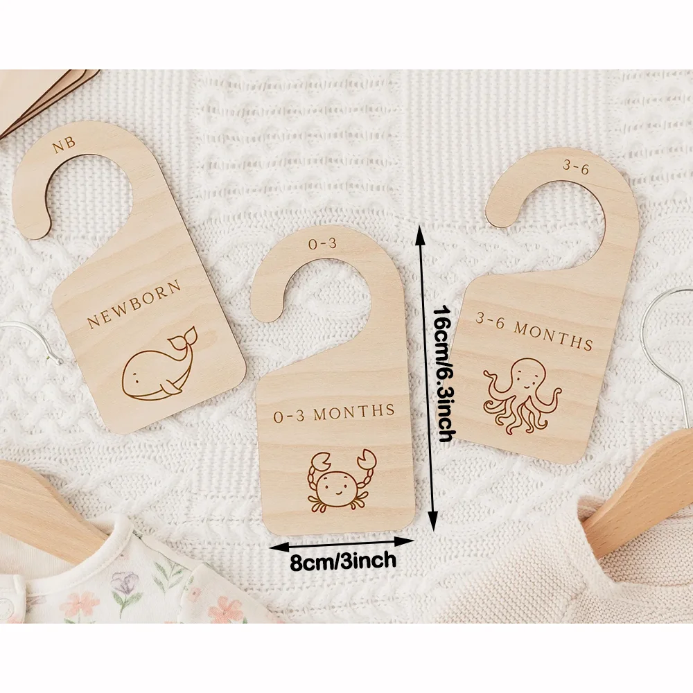 Set of 6 Baby Wardrobe Divider - Baby Nursery Ocean Theme 评论和价格