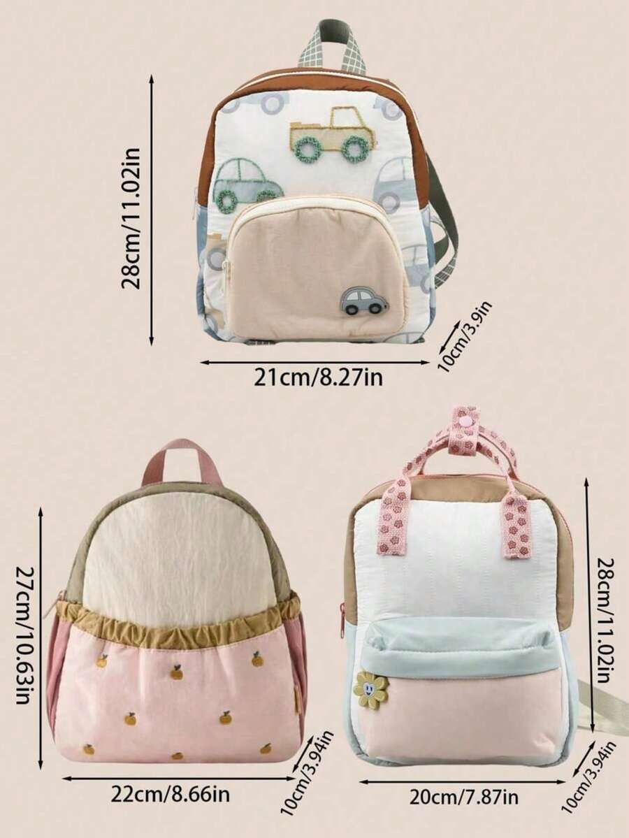 Custom Name Embroidered Cute B - Baby Nursery Backpack 评论和价格