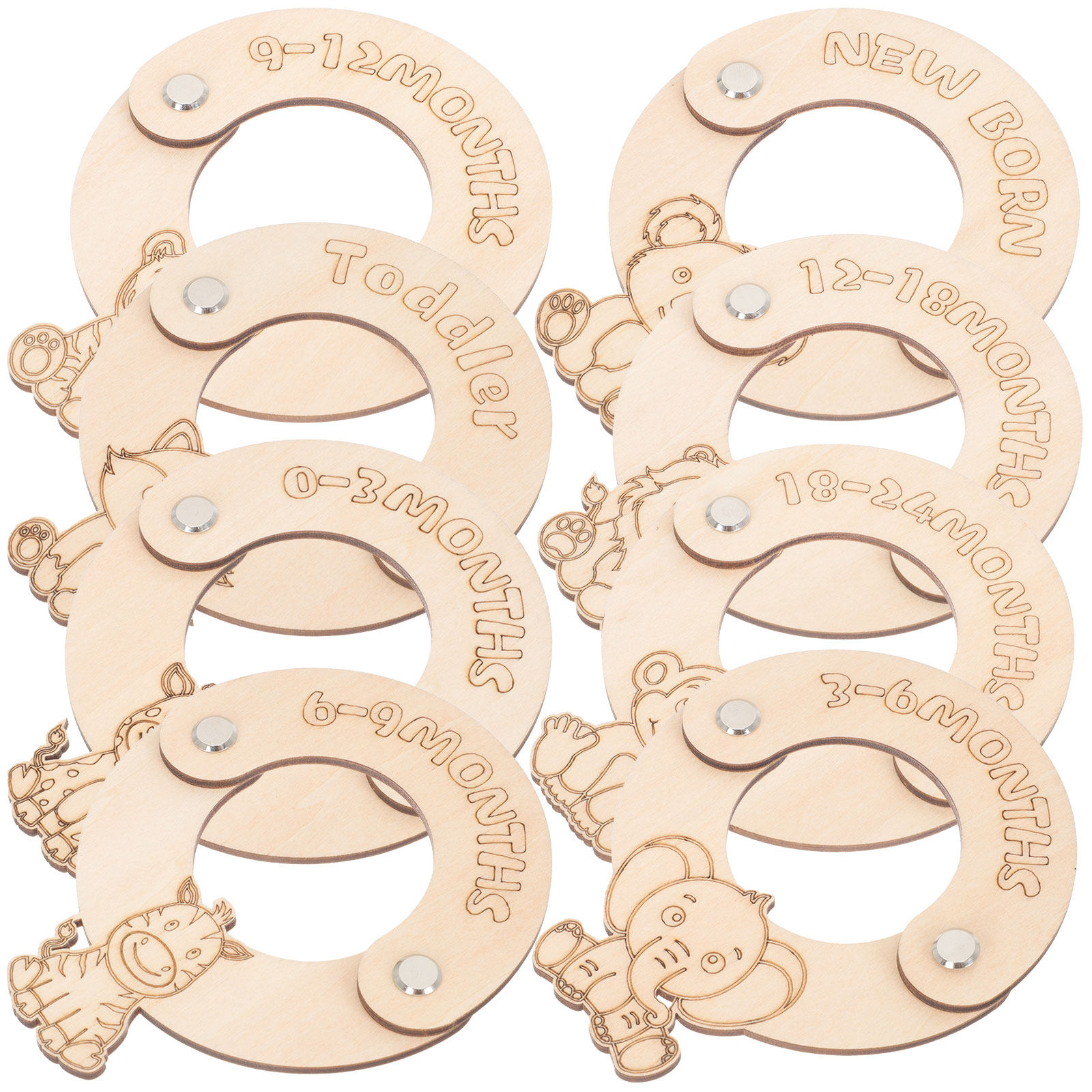 8Pcs Baby Closet Clothing Size - Closet Organizer Baby 评论和价格