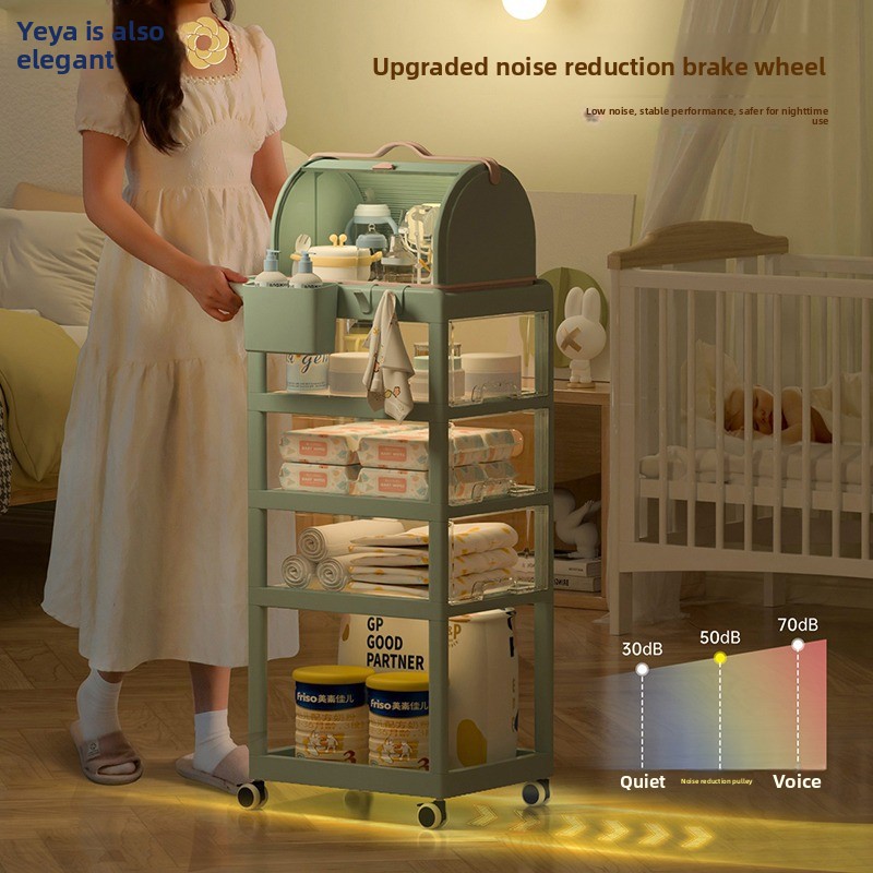 Movable Baby Storage Cart Mult - Baby Nursery Cart 评论和价格