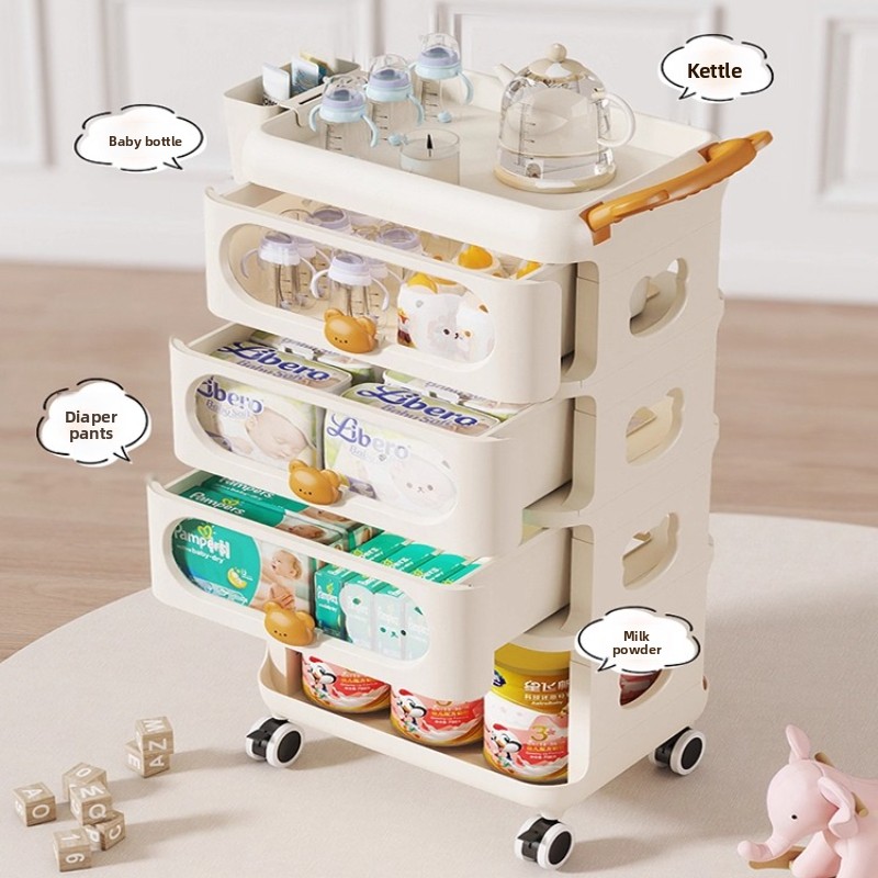 ‌Baby Storage Organizer, Multi - Baby Nursery Cart 评论和价格