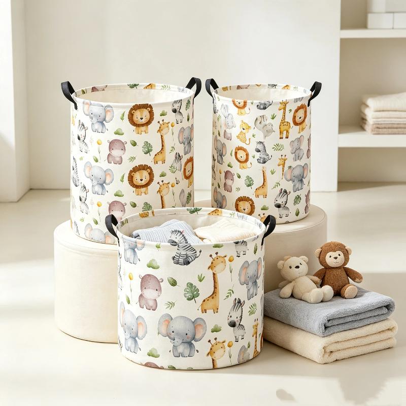 Cute Animal Foldable Storage B - Laundry Hamper Nursery 评论和价格