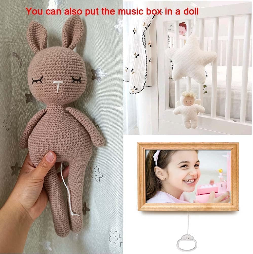 Washable Music Box Pull String - Crib Mobile Musical 评论和价格
