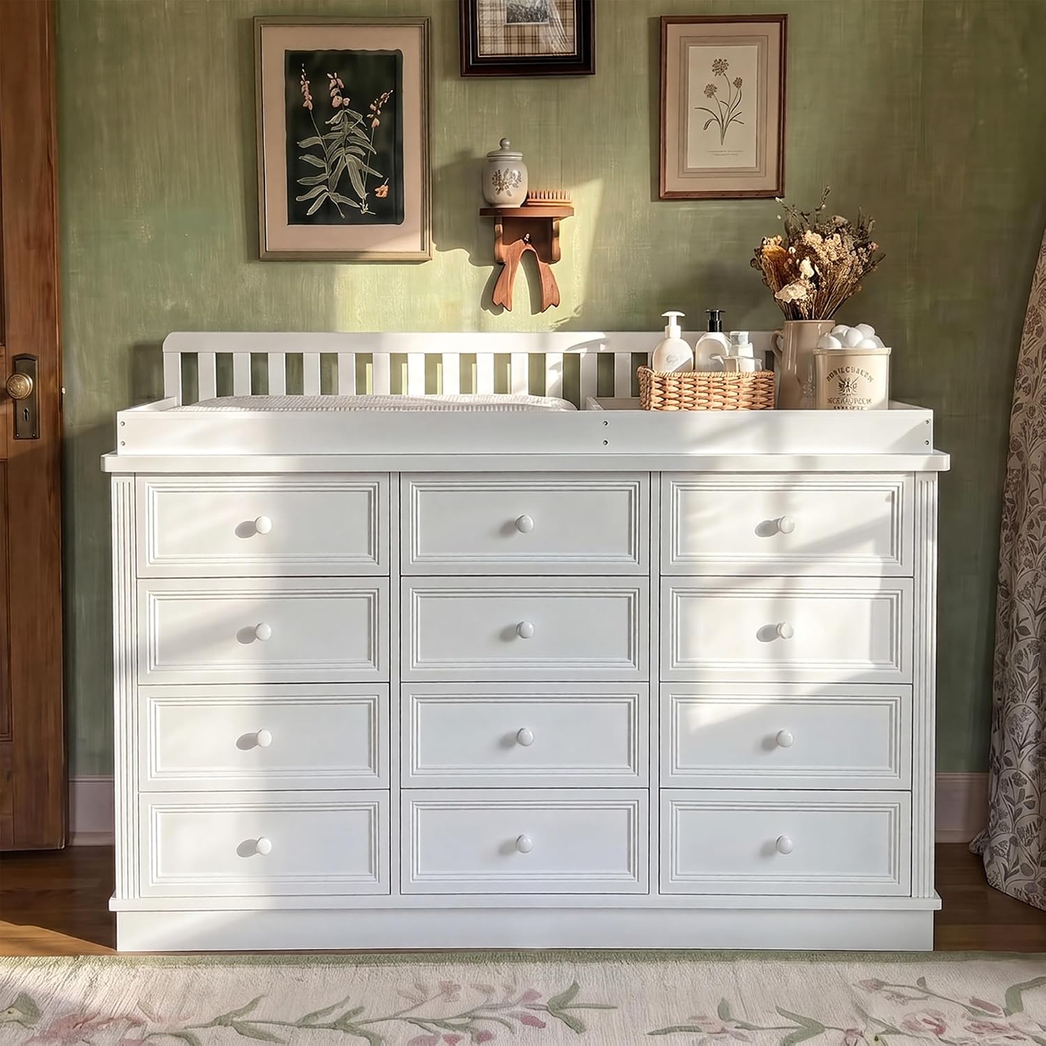 Baby Changing Table Dresser, 1 - Baby Nursery Table 评论和价格