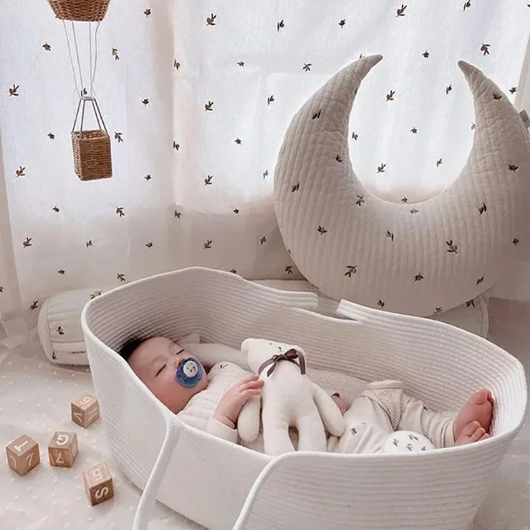 Portable Baby Moses Basket Car - Baby Nursery Basket 评论和价格