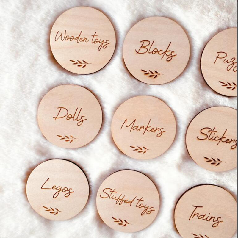 Wooden Storage Tags, Bedroom T - Baby Nursery Equipment 评论和价格