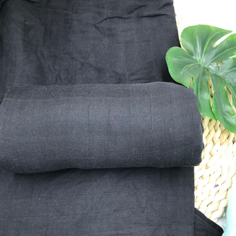 Pure Black Color Baby Wrap Ult - Swaddle Blanket Muslin 评论和价格