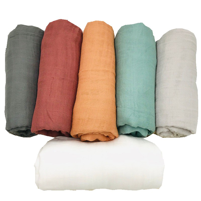 Pure Black Color Baby Wrap Ult - Swaddle Blanket Muslin 评论和价格