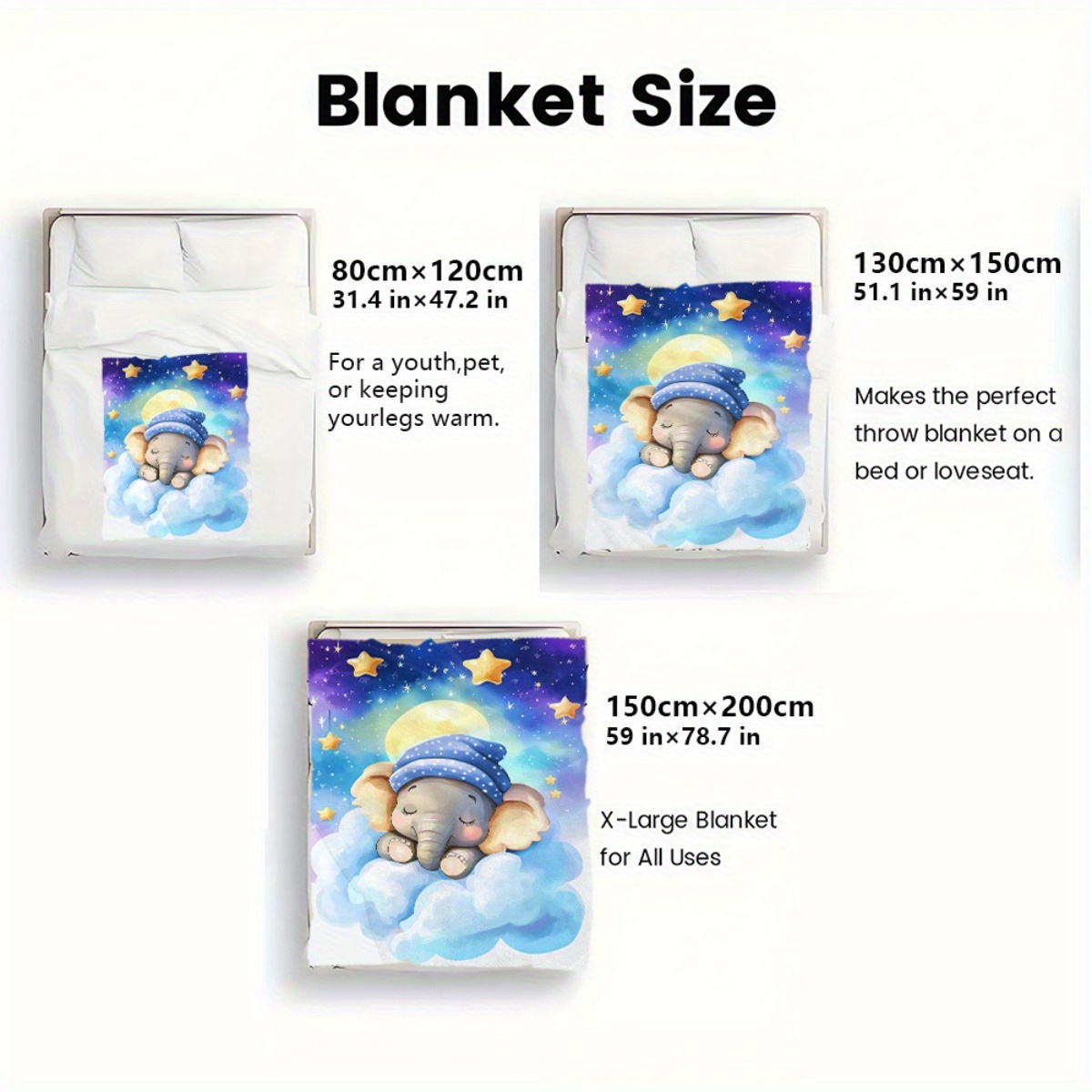 Sleeping Baby Elephant Cloud S - Baby Nursery Elephant Theme 评论和价格